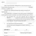Lease Extension Agreement - Addendum to Lease Agreement
