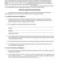 Pennsylvania Additional Covenants and Obligations - Addendum to Lease Agreement